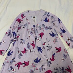 Tea Collection Lilac Girls Top with Bird Print